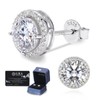 JOLINO Moissanite Stud Earrings, Stud Earring for Women Men, Earrings