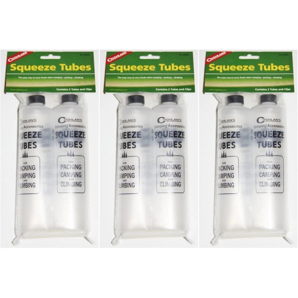Coghlan's Set of 2 Plastic Squeeze Tubes, 8 oz Capacity