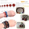 (16mm/Red) - GEM-inside 16mm Round Red Tiger Eye Beads Strand