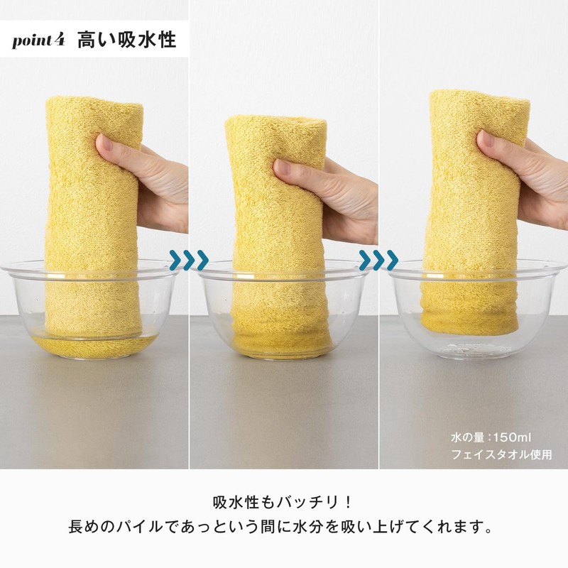 Bloom Imabari Towel Leon Face Towel Set of 3 San