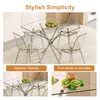 UELKS Tempered Glass Table Top, 36" Square Glass Table Top
