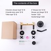 BEIYI 2 Handle Shower Faucet and 5 Mode Shower Head,
