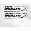 BOSTON WHALER NEW 2PCS NEW BOSTON WHALER EMBLEM BADGE LETTERS