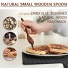 Hefild 6 PCS Wooden Spoons for Honey, 6.7 inch Small