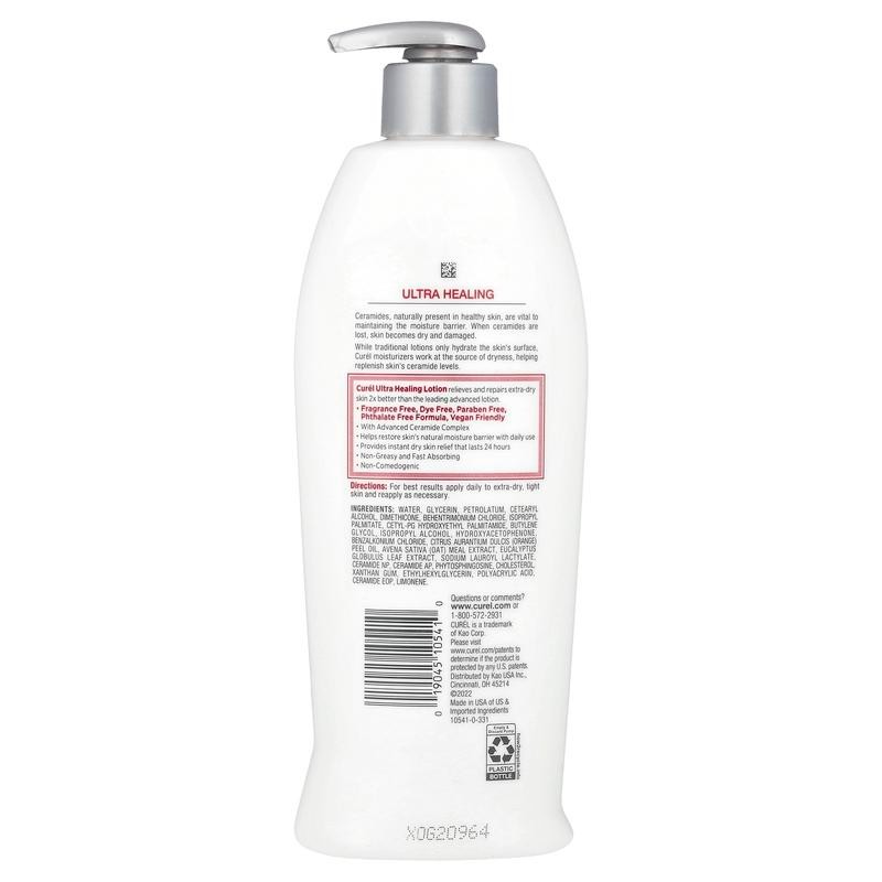 Curel Ultra Healing, Intensive Lotion for Extra-Dry, Tight Skin, 13