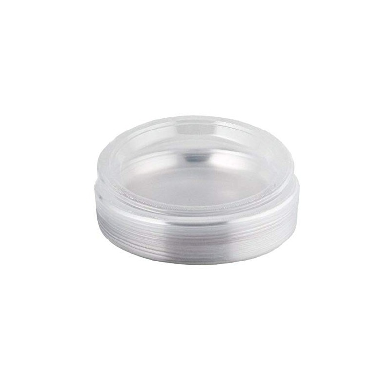 GSL 40 Clear Plastic Recyclable Small Side Buffet Party Plates