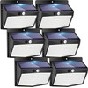 Peasur [6 Packs] Solar Lights Outdoor Motion Sensor Solar Security