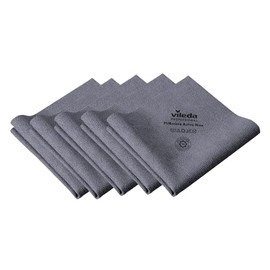 Vileda Professional Purmicro Active Max XL Wash Cloth, Grey, Pack of 5