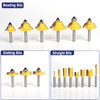 MNA Router Bits 35 Pcs Set, 35 Pieces 1/4 Inch
