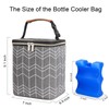 BABEYER Breast Milk Cooler Bag with Ice Pack Fits 4
