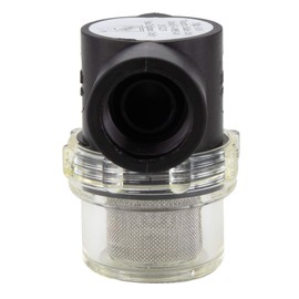 Shurflo 255-213 RV Replacement Water Pump Strainer | 1/2 Twist-On Pipe Strainer