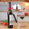Air Pressure Wine Bottle Opener and Vacuum Wine Stopper Set
