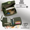 MATADOR 3622 Women's Genuine Leather Wallet RFID Protection Wallet Many