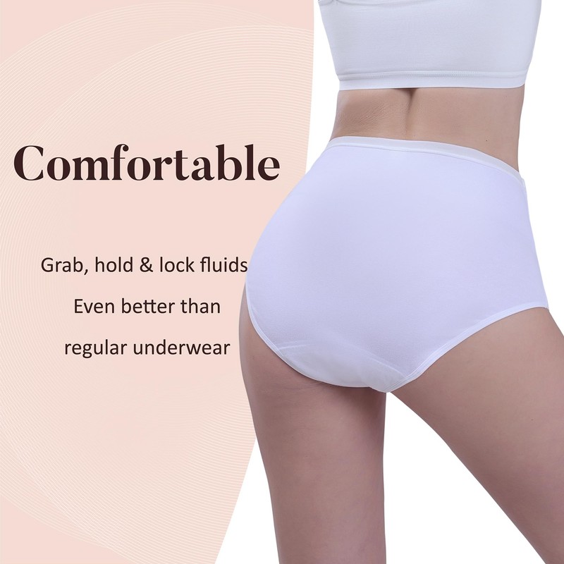 AIRCUTE Washable Urinary Incontinence Potective Underwear for Women Leak Proof