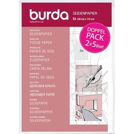 burdastyle Twin Pack Tissue Paper 2 x 5 Sheets