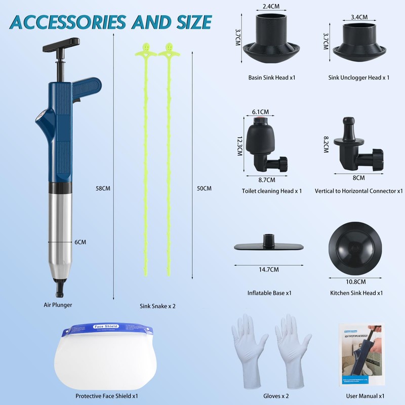 deaunbr Toilet Plunger