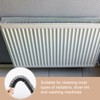 Radiator Cleaning Brush, Flexible Wood Handle Radiator Duster Brush Long