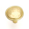 Laurey 37404 1-3/8-Inch Merlot Knob, Satin Brass