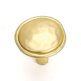 Laurey 37404 1-3/8-Inch Merlot Knob, Satin Brass