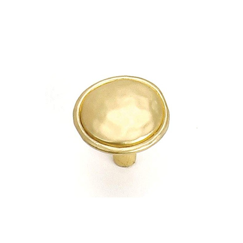 Laurey 37404 1-3/8-Inch Merlot Knob, Satin Brass
