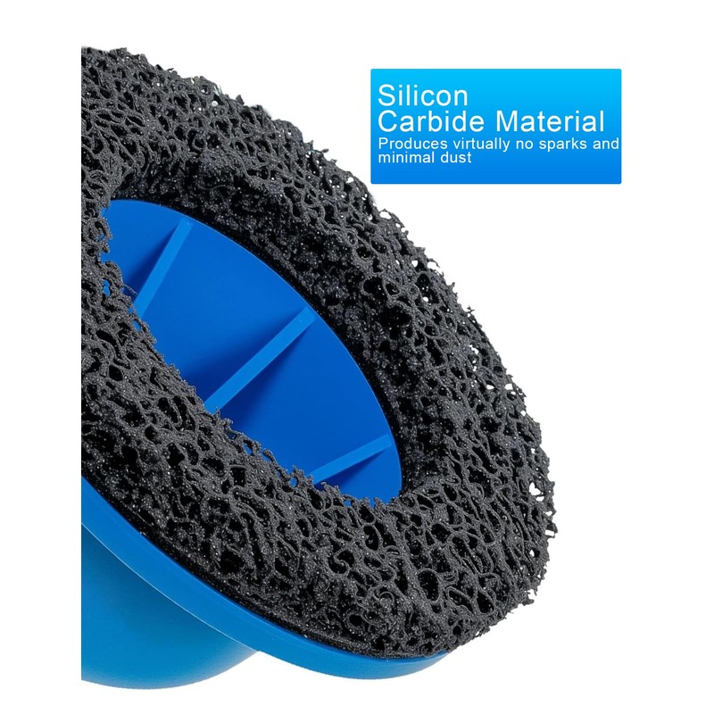 Yujncosm Wheel Hub Grinder Cleaning Tool, 6 inch Wheel Hub