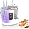 3 en 1 Cleaner de Cepillo de Maquillaje Eléctrico Solución