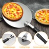Pizza Peel, 10 Inch Round Pizza Paddle Metal Steel Spatula