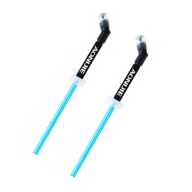 AONIJIE Pack of 2 250 ml/350 ml/450 ml/500 ml/600 ml foldable BPA-free TPU drinking bottles sports bottle (kettle straw 2 pieces)