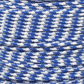 PARACORD PLANET 10, 25, 50, and 100 Foot Hanks of 425 Paracord (3mm) - Made of 100% Nylon for Tactical, Crafting, Survival, General Use, and Much More (Royal Mountain, 100 Feet)