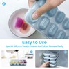 DOQAUS Ice Cube Tray with Lids - 4 Pack Stackable