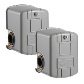 Sevenjungle 40-60 Psi Water Well Pressure Switch, 1/4" Female NPT, Adjustable Cut-In/Out, Jet/Submersible Pump Compatible.