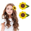 Sunflower Hair Clips for Women Sunflower Hair Accessories Yellow Thin
