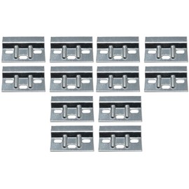 fiXte Heavy Duty Kitchen Cabinet Hanging Brackets Hanger Plate for Wall Mounting Cupboards 63mm x 38mm x 1.6mm (12 Pack)