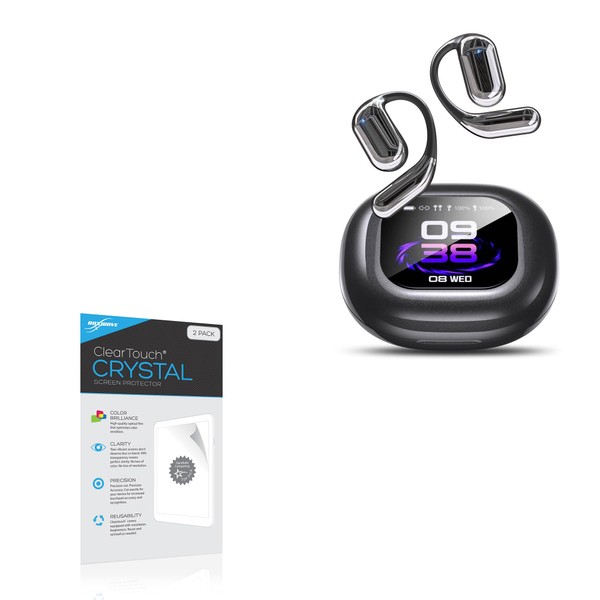 BoxWave Screen Protector Compatible With EUQQ YYK-Q16-PRO-AI Language Translation Earbuds
