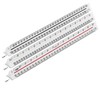 Rulex 30cm 300mm Triangular Scale Ruler 1:1 1:10 1:2 1:20/1:5