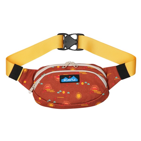 KAVU Canvas Spectator Belt Bag Hip Fanny Pack - Mirage
