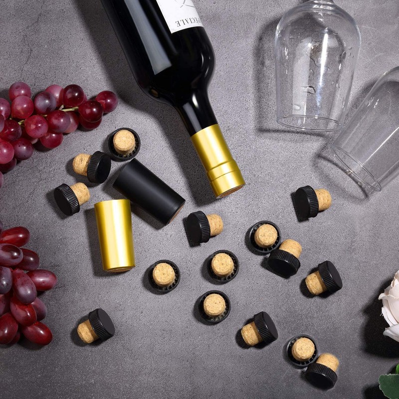 YYWEi 10Pack Wine Corks Reusable Straight Wine Corks Stopper Excellent