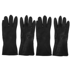 TOVINANNA 2 Pairs of Reusable Hair Dye Gloves Waterproof Barber Hand Protectors for Hairdressing Supplies Hair Salon Gloves for Men and Women