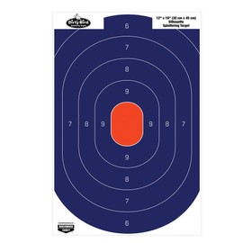 Birchwood Casey Non-Adhesive Dirty Bird 12"x18" Splattering Targets Practice Shooting for Indoor and Outdoor Use, 100 Count (Pack of 1)