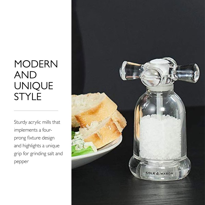 COLE & MASON Tap Salt and Pepper Grinder Set -