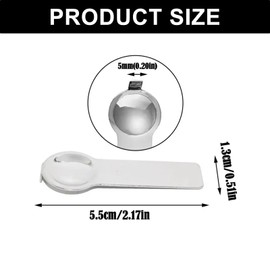 2PCS Italian Charm Bracelet Tool - Stainless Steel Link Opener - Double-Sided Bracelet Opening Tool - Nomination Charm Adding Removing Helper - Jewelry Accessory Tool (Silver)