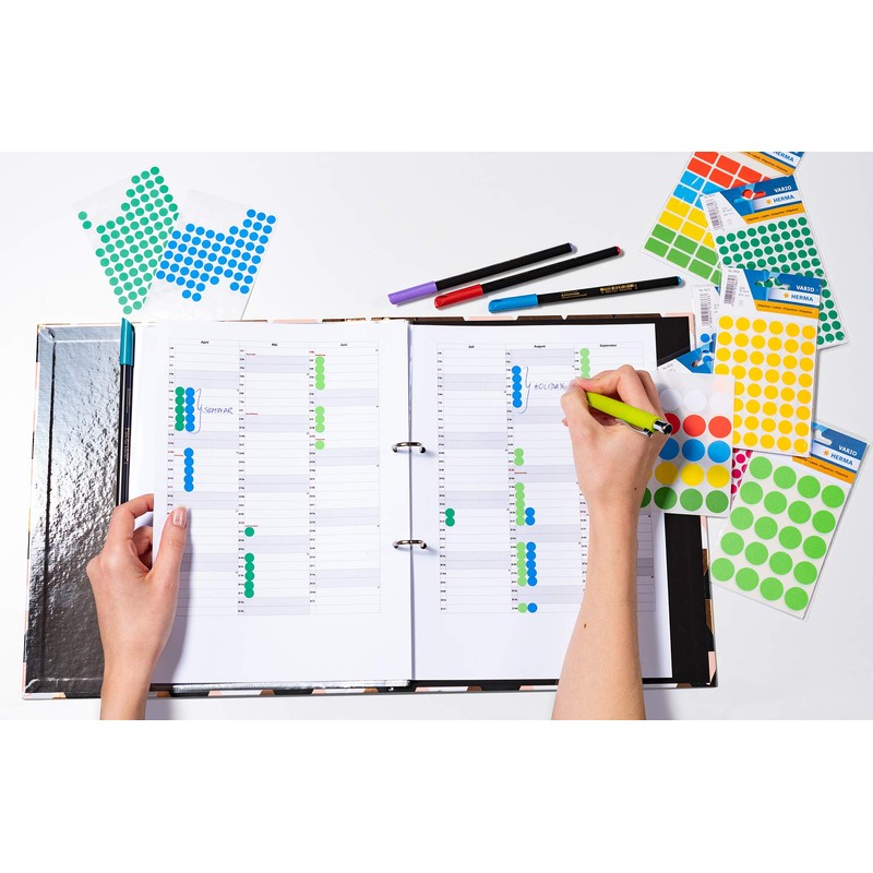 Herma Multi-Purpose Labels / Coloured Dots Ø 8 mm