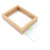 Photo Frame, Postcard Size, Double-Sided, Glass, Antique, Natural, Stylish, Pressed
