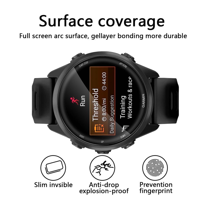 GEEMEE 3 Pack Screen Protector for Forerunner 570 42mm, HD