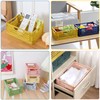Lucywey Pack of 6 Folding Boxes, Plastic Folding Baskets, 15