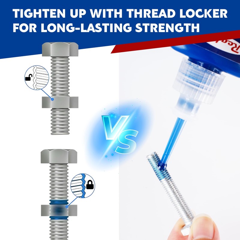Realth Thread Lock Blue 50ml | Medium Strength Threadlock |