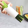 Romeeton Vegetable Divider, Cucumber Carrot Strawberry Fruits Splitter Cutting Slicer