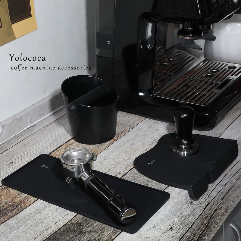 Yolococa 58mm Calibrated Pressure Tamper for Coffee and Espresso Black