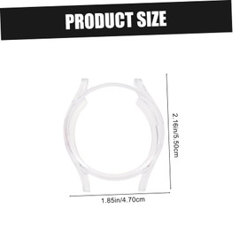 TEHAUX 6Pcs Smartwatch Case Full Cover Protector for Watch TPU Shockproof Design Transparent Scratch Resistant Protection