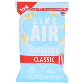 Like Air Puffcorn, Classic, Kosher, Gluten Free & Non-GMO, 4 Ounce (Pack of 12)